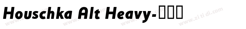 Houschka Alt Heavy字体转换 Houschka Alt Heavy字体转换